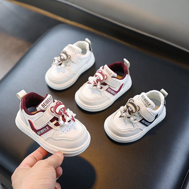 2025 ربيع Kidsren's Baby Sneakers منخفضة الوزن خفيفة الوزن ناعمة بيعت أحذية الأطفال الصغار للأولاد والبنات أحذية رياضية عادية للأطفال - Image 2