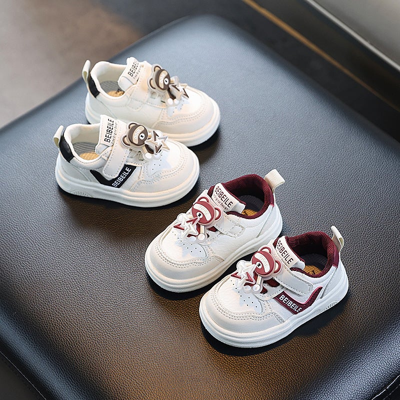 2025 ربيع Kidsren's Baby Sneakers منخفضة الوزن خفيفة الوزن ناعمة بيعت أحذية الأطفال الصغار للأولاد والبنات أحذية رياضية عادية للأطفال - Image 3