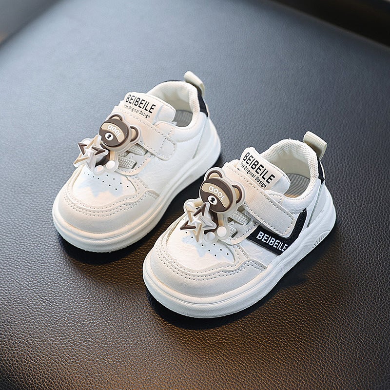 2025 ربيع Kidsren's Baby Sneakers منخفضة الوزن خفيفة الوزن ناعمة بيعت أحذية الأطفال الصغار للأولاد والبنات أحذية رياضية عادية للأطفال - Image 4