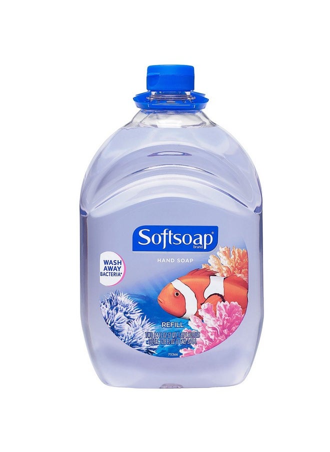 Softsoap Liquid Hand Soap Aquarium Series 64Ounce Refill Bottle Pack Of 2  - Image 2