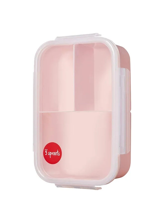 3 Sprouts - Lunch Bento Box Deer Print - Pink - Image 2