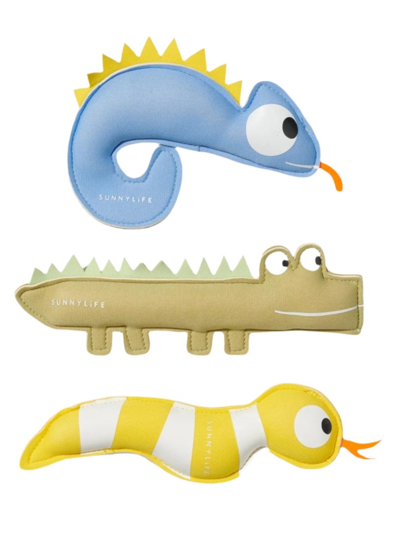 SUNNY LIFE - Kids Dive Buddies | Into the Wild Multi Set of 3 | Pool Toys - Image 1