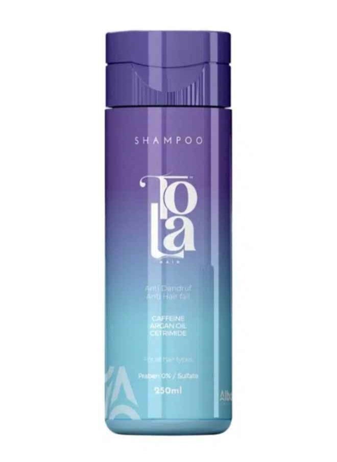 Tola Hair Shampoo Anti Dandruff & Anti Fall Hair Shampoo - 250ml  - Image 1