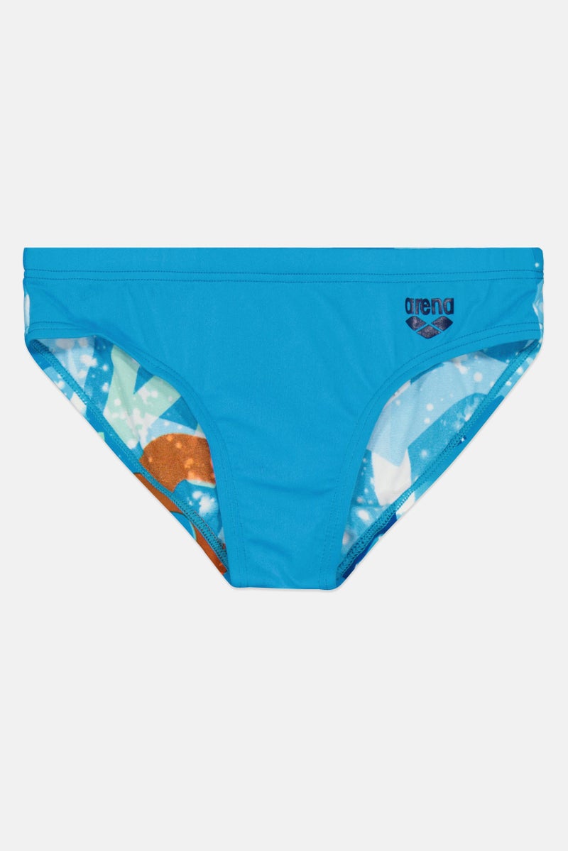 arena Kids Boy Allover Print Pull On Brief, Multicolor  - Image 2
