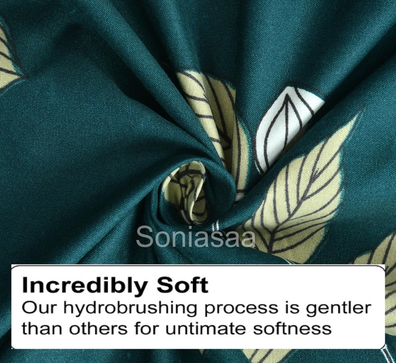 Soniasaa 320 TC Cotton Feel All Around Elastic Fitted Bedsheet, Elastic Fitted Bedsheet Single Size Bedsheet for Single Bed with 1 Pillow Cover, Size - 72 x 36 x 8 Inche Color - Image 3