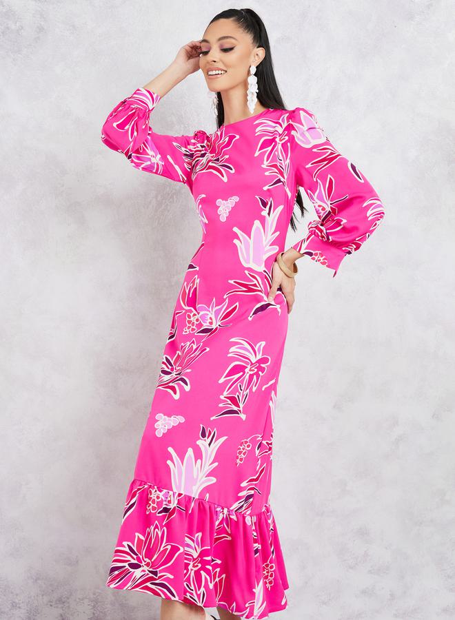 Styli Floral Print Dress  - Image 2
