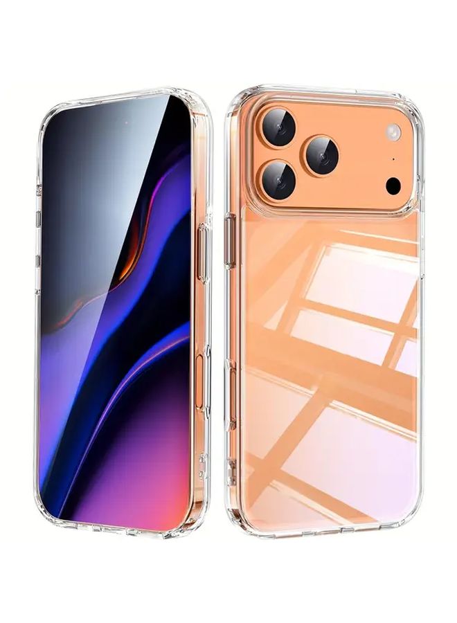 غطاء الهاتف الشفاف هذا متوافق مع iPhone 14 Plus، يوفر تجربة خفيفة الوزن مع إظهار لون وشعار جهازك، غطاء شفاف من مادة TPU، لا يدعم الشحن اللاسلكي. - Image 1