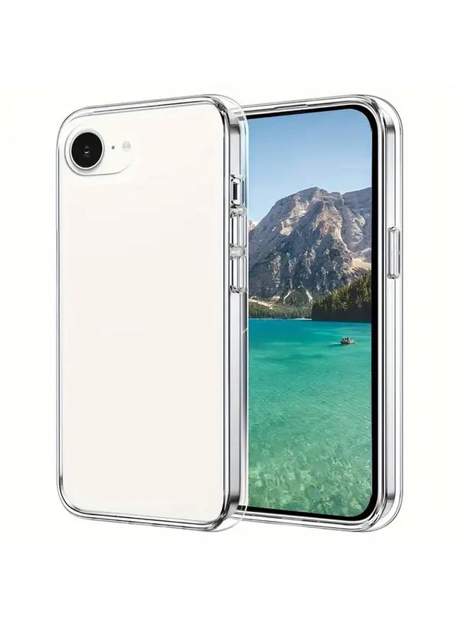 غطاء الهاتف الشفاف هذا متوافق مع iPhone 14 Plus، يوفر تجربة خفيفة الوزن مع إظهار لون وشعار جهازك، غطاء شفاف من مادة TPU، لا يدعم الشحن اللاسلكي. - Image 4