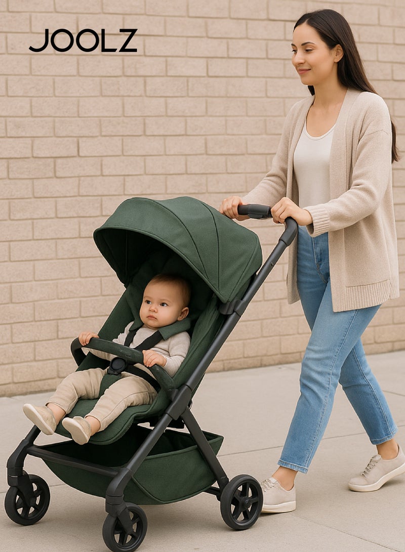 JOOLZ Aer² Compact & Lightweight Baby Stroller | One-Hand Fold | Suitable from Newborn to Toddler | Easy Steering | Airplane Friendly | Ultra-Compact | 44x53x23.5 CM | Forest Green | 6.2 Kg - Image 2