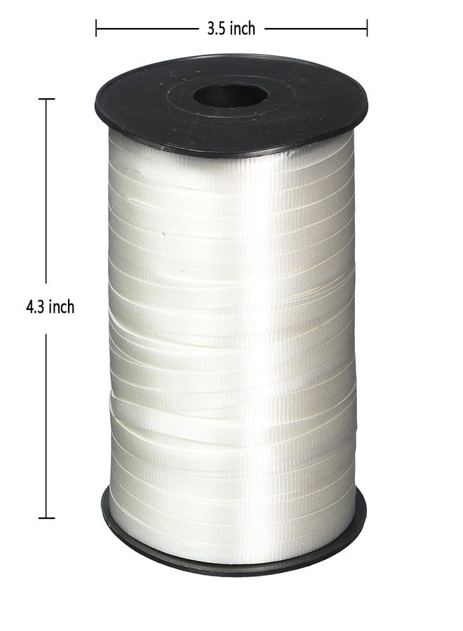 ZOOYOO 500 Yards White Crimped Curling Ribbon Balloon String Roll Balloon Curling Ribbon for Decoration Balloon Accessories - Image 2