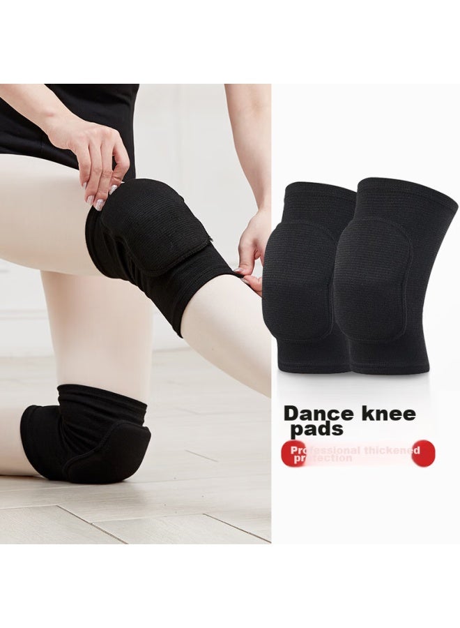 Chidong Dance Thickened Knee Pads, Yoga Dancing Non-slip Knee Protection, Shock-absorbing And Anti-collision, For Adults And Children, 1 Pair - Image 1
