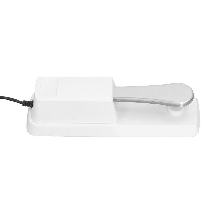 IRIN Sustain Pedal: White ABS & Alloy Steel, High Sensitivity Tenuto Switching - Universal 6.35mm Connector, Anti-Slip Rubber for Piano Keyboard, Musical Instrument Players - Image 3