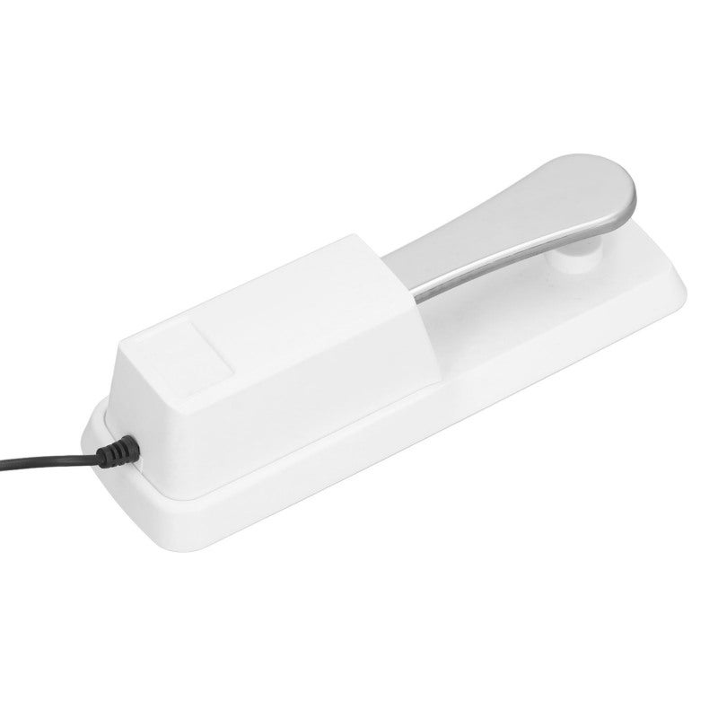 IRIN Sustain Pedal: White ABS & Alloy Steel, High Sensitivity Tenuto Switching - Universal 6.35mm Connector, Anti-Slip Rubber for Piano Keyboard, Musical Instrument Players - Image 4