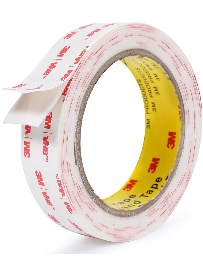 promass Heavy Duty Double-Sided Tape 20mm*3m - Versatile Removable Mounting Tape for Picture Hanging, Home Décor, and More – Strong Adhesive Strips for Secure and Clean Application - Image 1