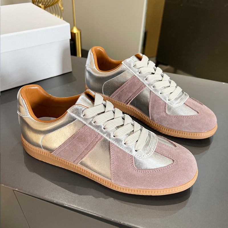 2024 Internet Celebrity Classic Men And Women Couple Moral Training Shoes Casual Sneakers High Quality Retro Sports White Shoes - Image 2