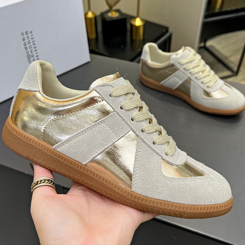 2024 Internet Celebrity Classic Men And Women Couple Moral Training Shoes Casual Sneakers High Quality Retro Sports White Shoes - Image 4