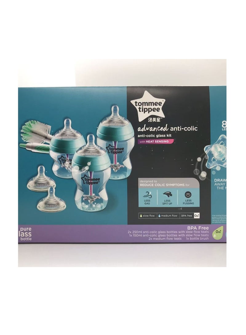 Tommee Tippee UK Tommee Tippee Six-piece thermosensitive anti-flatulence baby bottle set