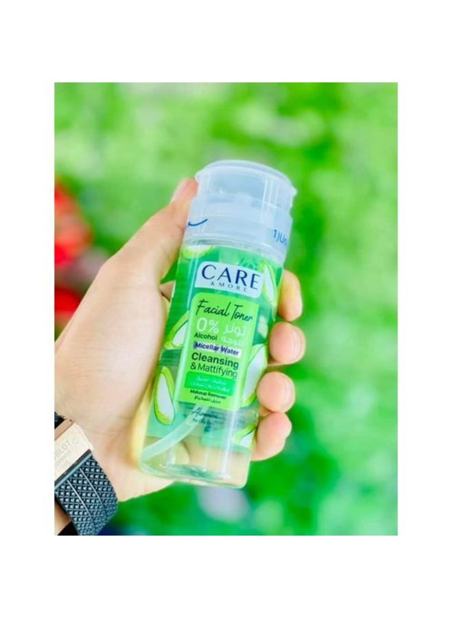 Care & More Facial Toner Micellar Water Cleansing & Mattifying Makeup Removal 150 Ml - Image 5