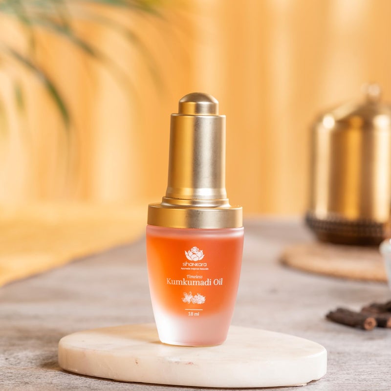 Shankara Ayurvedic Kumkumadi Oil Tailam Elixir for Glowing Skin With Pure Essential Oils Natural Formula for Radiant and Youthful Complexion  Suitable for All Skin Types  18 ml - Image 2