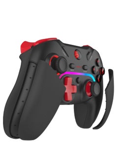 Bloody 2.4G Wireless/Wired RGB Gaming Controller GPW70, Immersive 3-Level Vibrations, Rechargeable with USB Type-C, Dual Mode Connection, Support Mouse Function in Android, Black  - Image 3