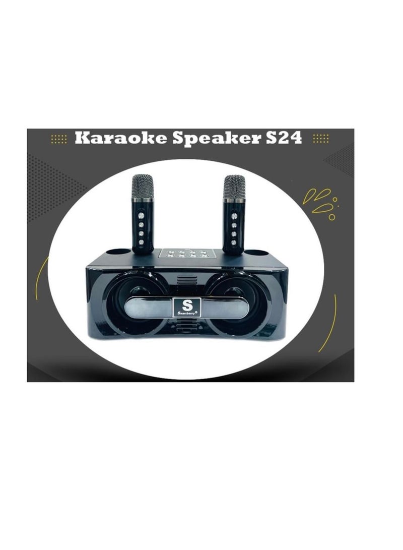 سمارت بيري M24 مكبر صوت كاريوكي بلوتوث لاسلكي
