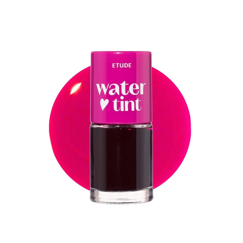 ETUDE Dear Darling Water Tint  Strawberry Ade 9g  Vivid Color Lip Stain with Moisturizing Weightless  Nonsticky Finish Lip Stain  Smudgeproof Lip Tint  Korean Makeup Kbeauty