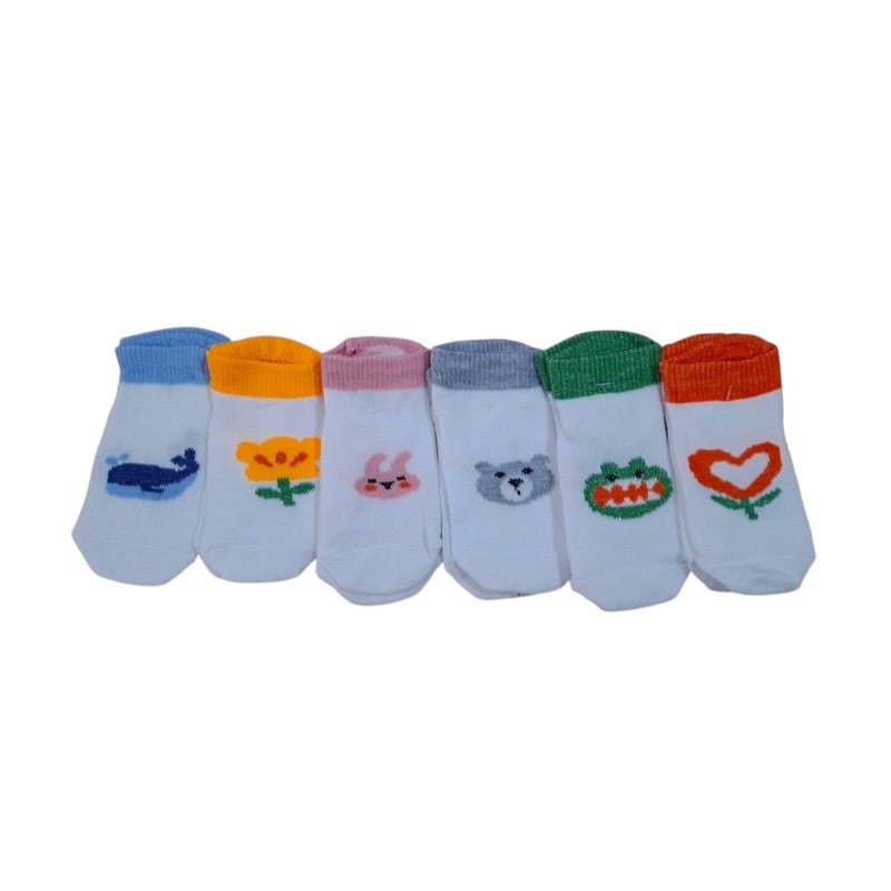 Baby socks, a set of socks for children aged 6 months to 2 years (set of 6 pairs)