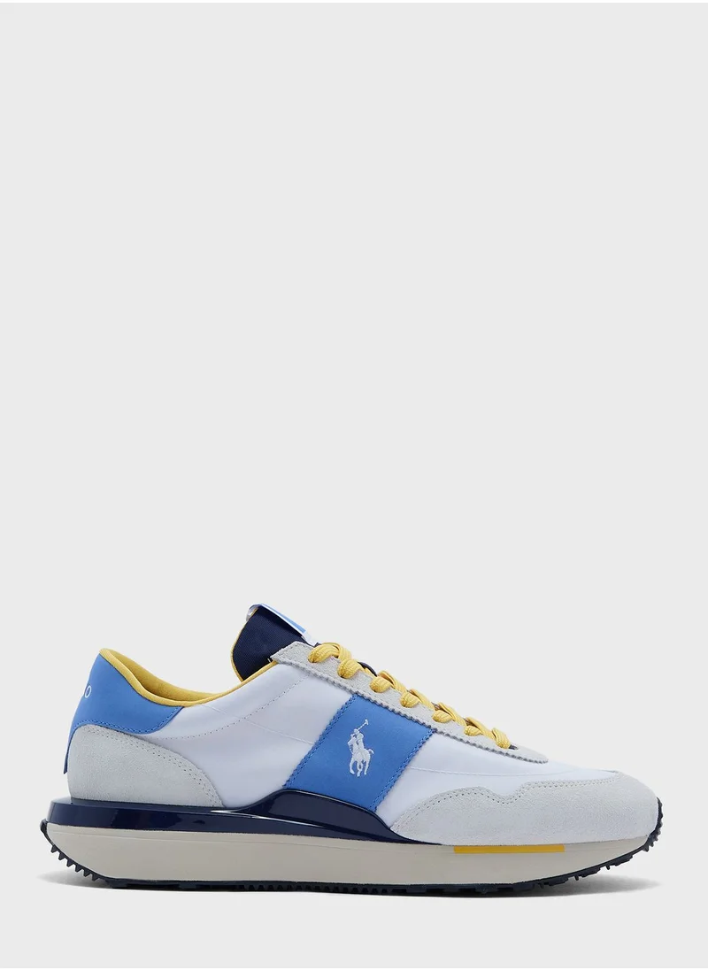 POLO RALPH LAUREN Train 89 Suede-Paneled Sneaker