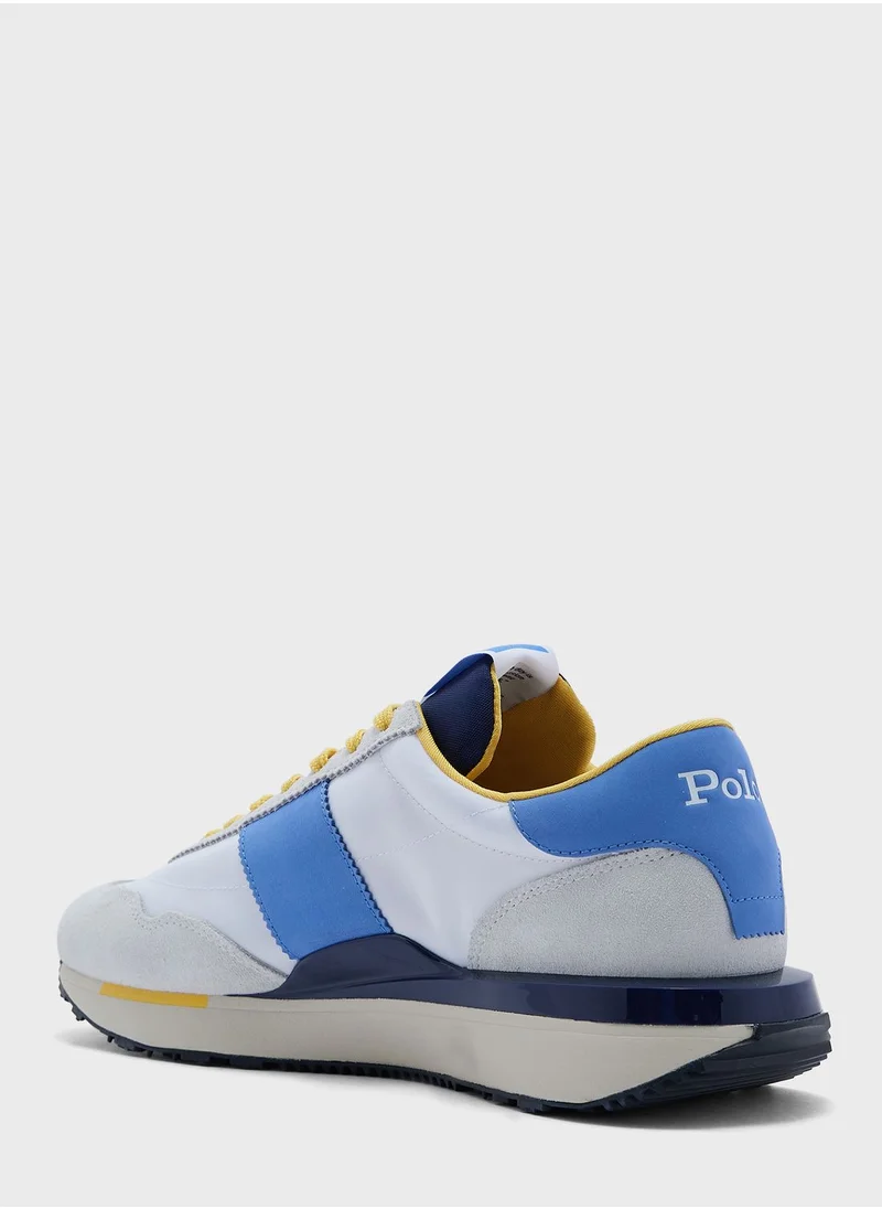 POLO RALPH LAUREN Train 89 Suede-Paneled Sneaker