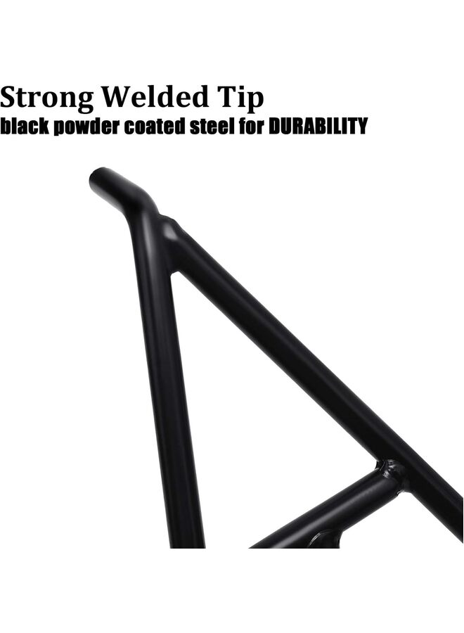 Triangle Stand for Dirt Bike, T-shaped Central Support for Greater Bearing Capacity, Solid Steel Structure with Black Powder Coated Protection - Image 4