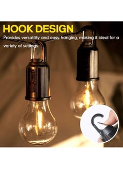 Hook Bulb Emergency Lamp Dynamic Light - Rechargeable Hanging Bulb - 3 Modes Bulb Light