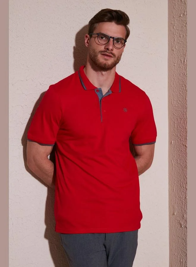 Buratti Buratti 100% Cotton Buttoned Regular Fit Polo Collar T Shirt Men's POLO COLLAR T SHIRT 5902118