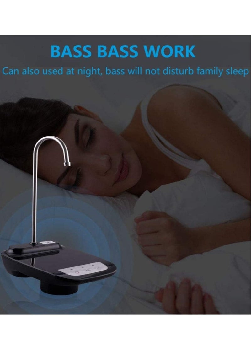 ELTRAZONE Drinking Water Dispenser Pump, Low Noise USB Charging Automatic Water Pump for Universal 2-5 Gallon Bottle, Electric Portable Water Bottle Dispenser for Kitchen, Home, Office, Camp - Image 5