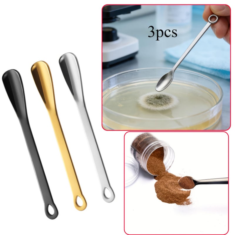 Mixed Color Lab Craft Spoon Set with Ergonomic Handle for Glitter Embossing Powder Small Decorations - Image 4