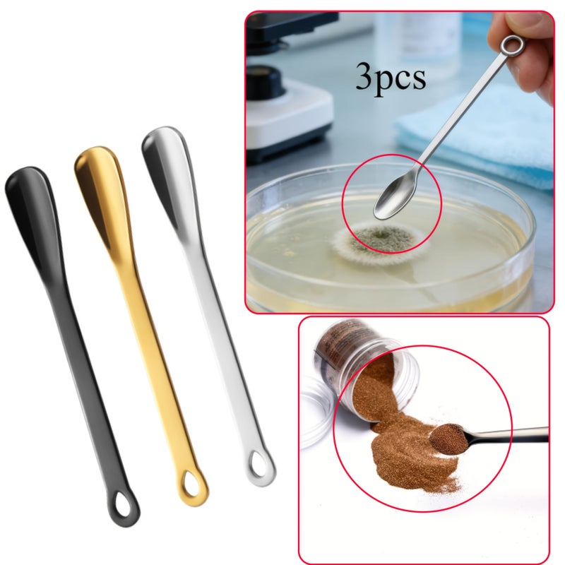 Mixed Color Lab Craft Spoon Set with Ergonomic Handle for Glitter Embossing Powder Small Decorations - Image 5