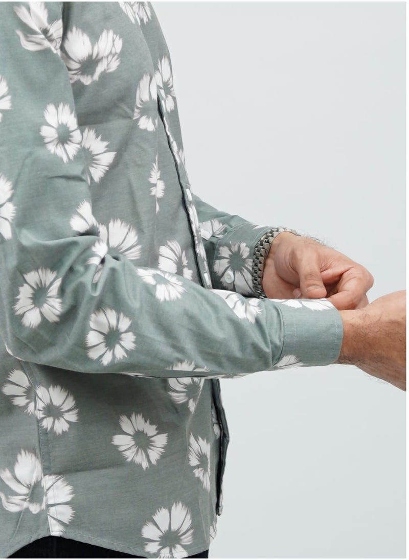 WhiteLine - Men's Shirts Cotton long Sleeves - Image 1