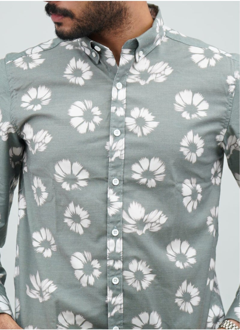 WhiteLine - Men's Shirts Cotton long Sleeves - Image 1