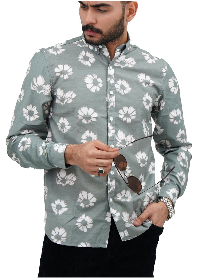 WhiteLine - Men's Shirts Cotton long Sleeves - Image 1