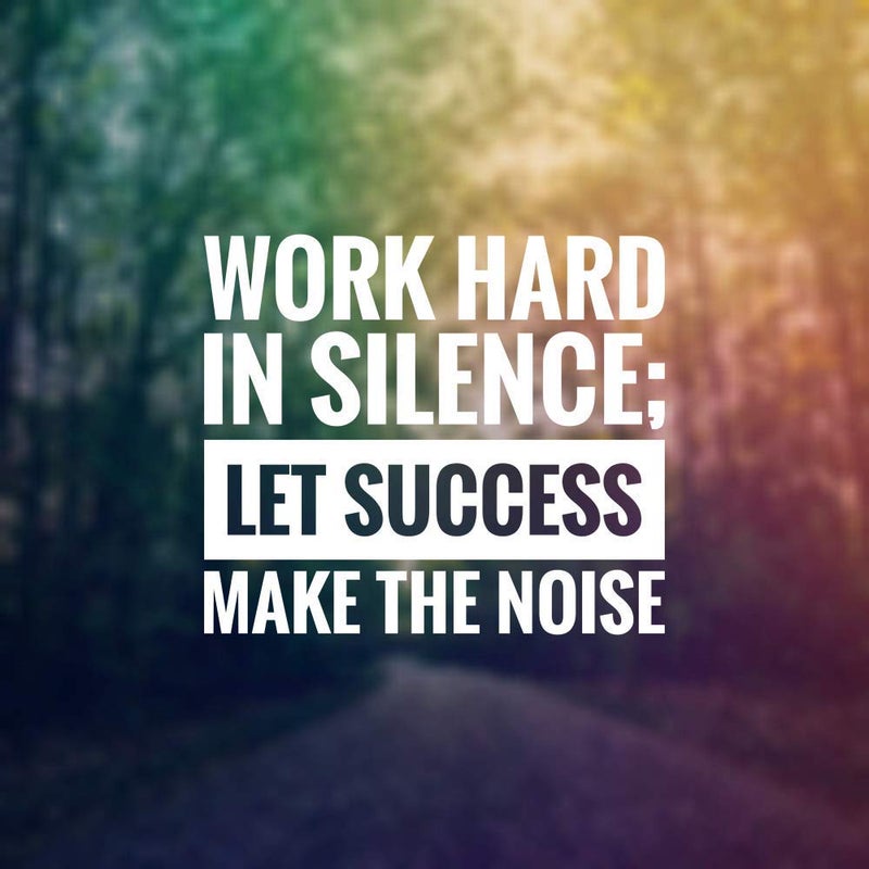 5 Ace work hard in silence |Motivational quotes|Inspirational quotes|Gym Poster| wall sticker paper poster(size:12x18 inch),multicolor - Image 4