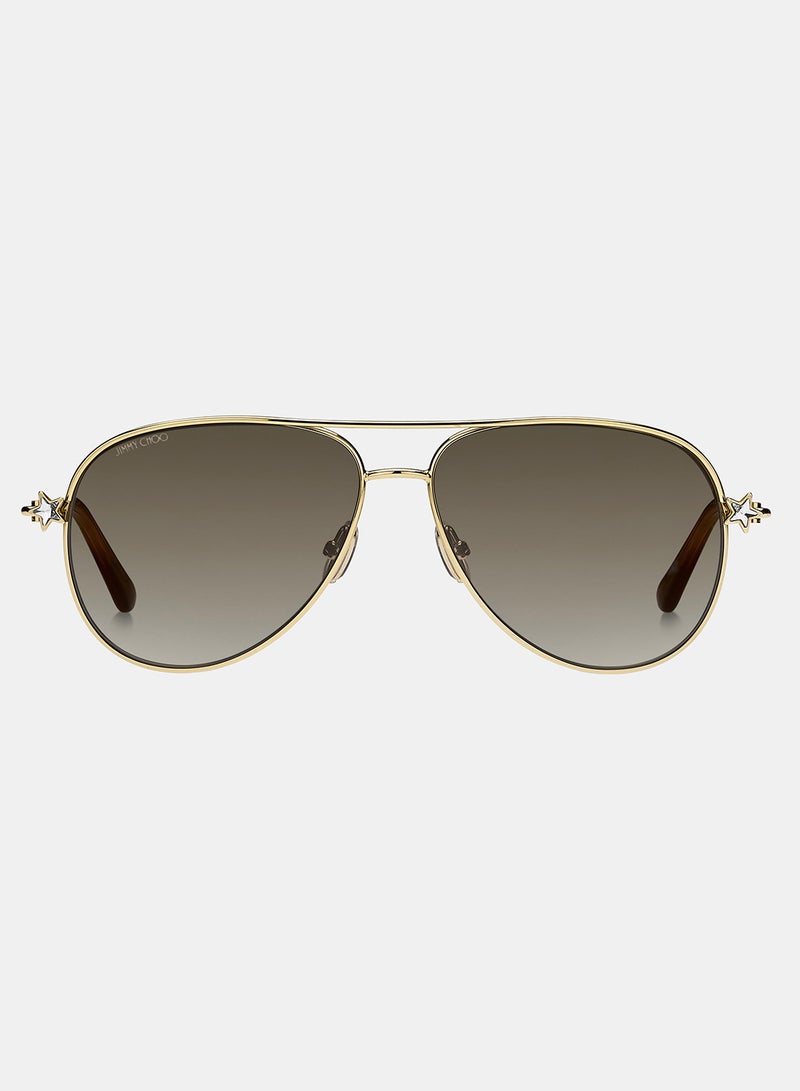 Jimmy Choo Women Aviator Sunglasses 58 SANSA/S - Image 3