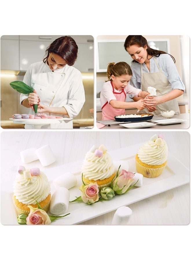 TAYYIB NOOR 83-Piece Premium Cake Decorating Set, Icing Piping Kit with Stainless Steel Tips, Pastry Bags, Turntable & Scraper, Reusable for Arabic Sweets (Kunafa/Baklava), Wedding, Cupcakes, Cookies - Image 4