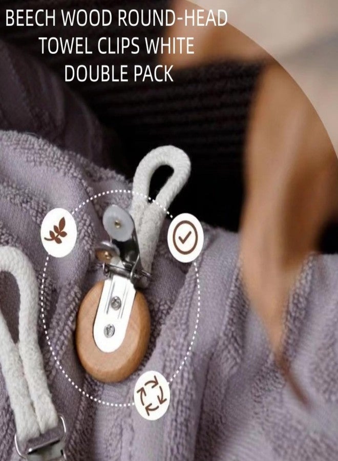 RupeeRise 2pcs Towel Clips,with Secure Hold and Non-Slip Grip, for Drying Clothes, Hanging Towels, Laundry and Garment Care, Reusable for Home, Travel and Outdoor - Image 4