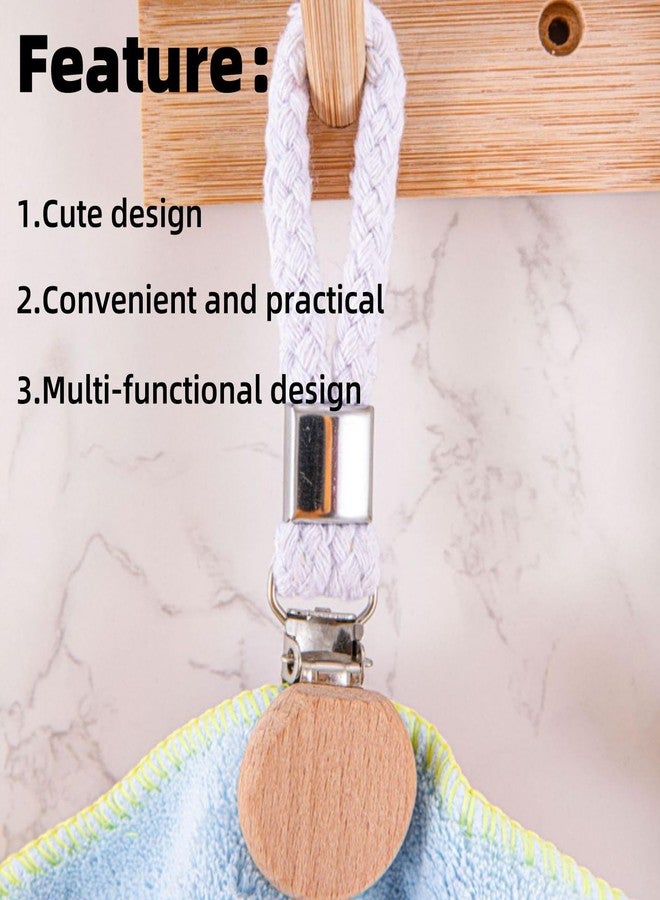 RupeeRise 2pcs Towel Clips,with Secure Hold and Non-Slip Grip, for Drying Clothes, Hanging Towels, Laundry and Garment Care, Reusable for Home, Travel and Outdoor - Image 2