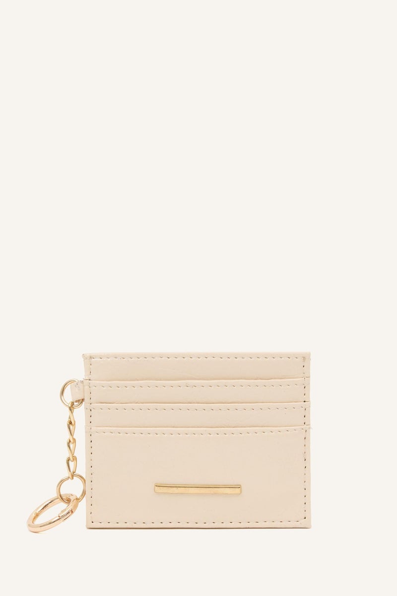 DeFacto Beige Woman Woman Faux Leather Business Card Wallet Casual - Image 2