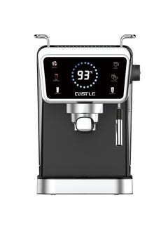 Castle Castle Espresso Machine, 1L, 1350W, Black - CMD1370 