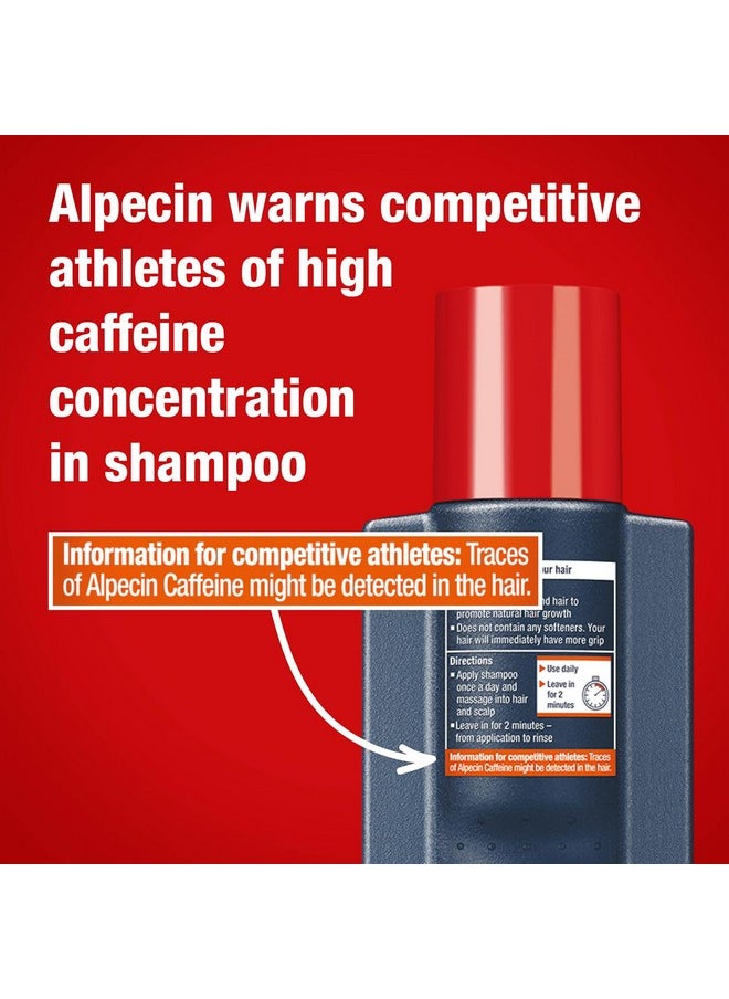 Alpecin Alpecin C1 Caffeine Shampoo 12.68 fl oz, Hair Performance Enhancer Promotes Natural Hair Growth and Thickness, Energizes Hair and Scalp, Leaves Hair Feeling Stronger  - Image 2