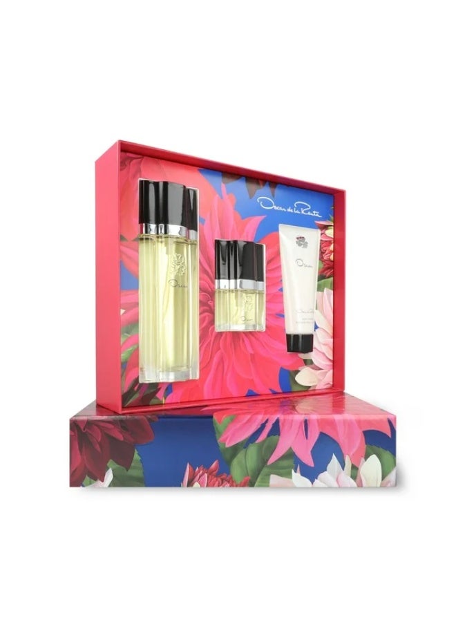 Oscar de la Renta Oscar Eau de Toilette 100ml + Eau de Toilette 30ml + Body Lotion 100ml Gift Set - Image 3