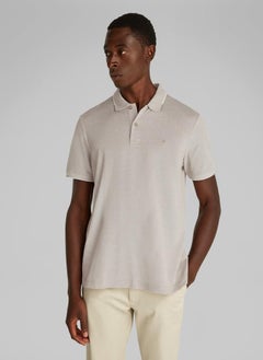 CALVIN KLEIN Oxford Lightweight Short Sleeve Polo  - Image 1
