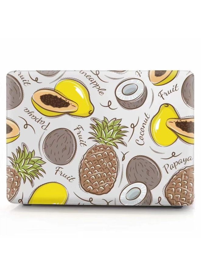 Generic - For Apple Notebook Protective Case 11/12/13/15 Inch Air Pro Macboo Simple Painted Case-Color:KZ-416 Hawaiian Pineapple-Applicable Model:15 Inch PRO - Image 1
