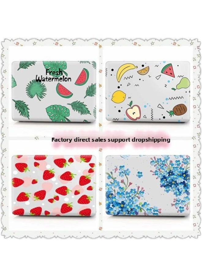 Generic - For Apple Notebook Protective Case 11/12/13/15 Inch Air Pro Macboo Simple Painted Case-Color:KZ-416 Hawaiian Pineapple-Applicable Model:15 Inch PRO - Image 1